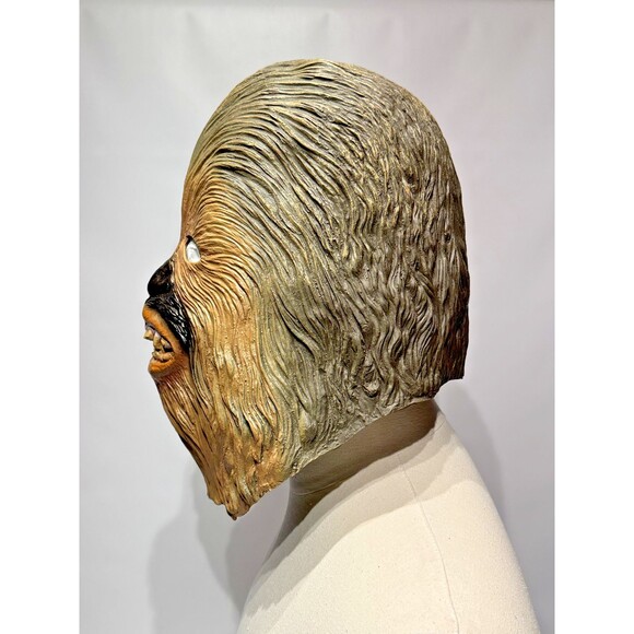 2010 Official Lucasfilm Star Wars Chewbacca Wookiee Latex Mask Halloween (A5) - Picture 6 of 11